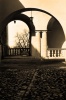 WAWEL 0003A, castle hill, wawel castle, seat, polish, kings, courtyard, arcades, columns, krakow, se