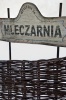 KAZIMIERZ 0008, casimir, beer meisels street, sign, mleczarnia pub, garden, wicker, photography, kra