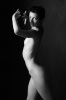 ACT 0008, act, woman, nudity, beauty, body, black white, photography, studio,