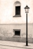 GRODZKA 0003, street, grodzka, church, st. andrew, krakow old town, photography, sepia, architecture